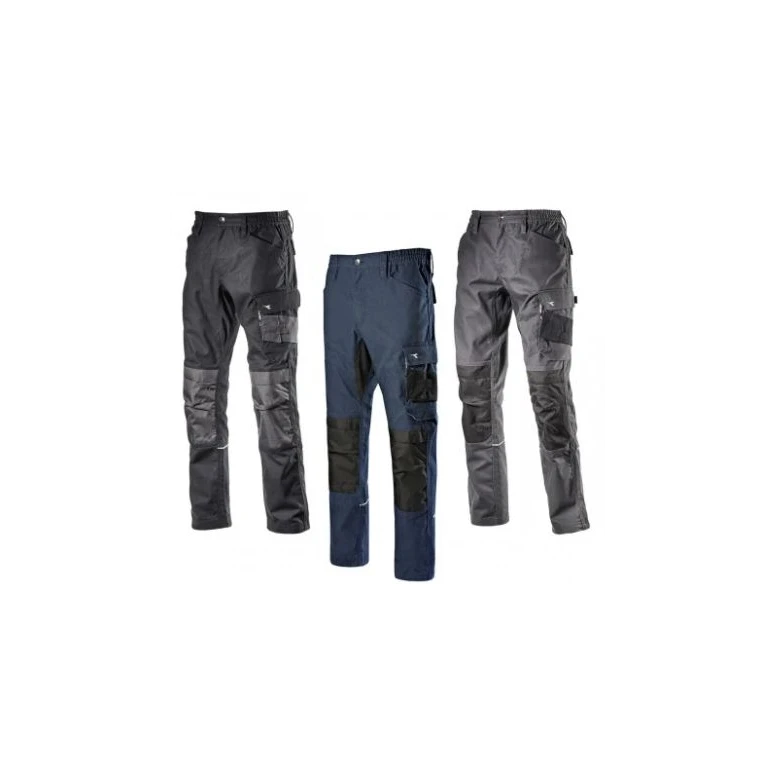 Liquidación total - Pantalón de trabajo Diadora tejido stretch TOP Performance 702.175551 Talla 2XL Color Azul Oscuro