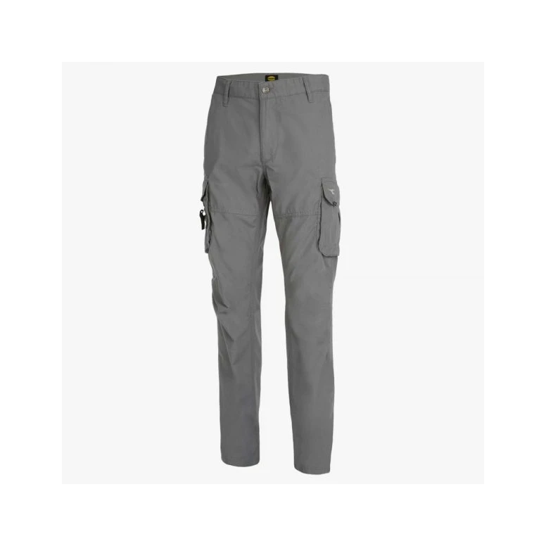 Liquidación total - Pantalón de trabajo Diadora Multibolsillos Win II 702.160305 Talla S Color Gris