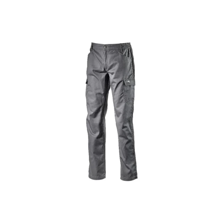 Liquidación total - Pantalón de trabajo Diadora Multibolsillos Level 173550.C06 Talla XL Color Gris