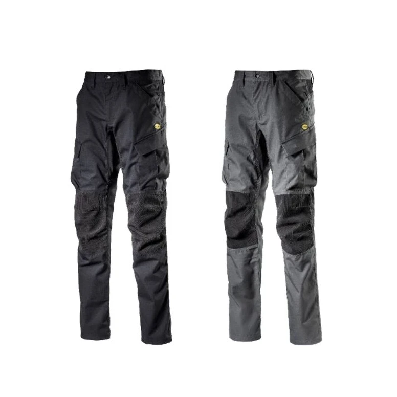 Liquidación total - Pantalón de trabajo Diadora Multibolsillos Cargo Ribstop Pants 702.173964 Talla XL Color Negro