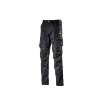 Liquidación total - Pantalón de trabajo Diadora Multibolsillos Cargo Ribstop Pants 702.173964 Talla XL Color Negro