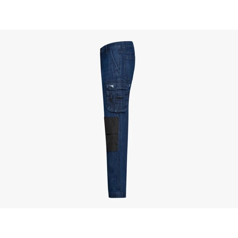 Liquidación total - Pantalón de trabajo Diadora Denim stretch Multibolsillos Win 702.175340 Número 46