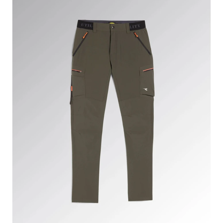 Liquidación total - Pantalón de trabajo Stretch Multibolsillos Diadora Utility Shadow 702.182039 Talla S Color Negro