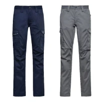 Liquidación total - Pantalón de trabajo Diadora Staff Stretch Cargo 702.177649 azul marino Talla M
