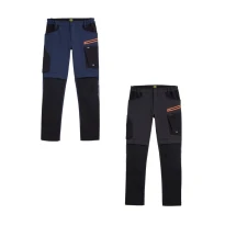 Liquidación total - Pantalón de trabajo Stretch Multibolsillos Diadora Hybrid Performance 702.179838 Talla M Color Azul Negro