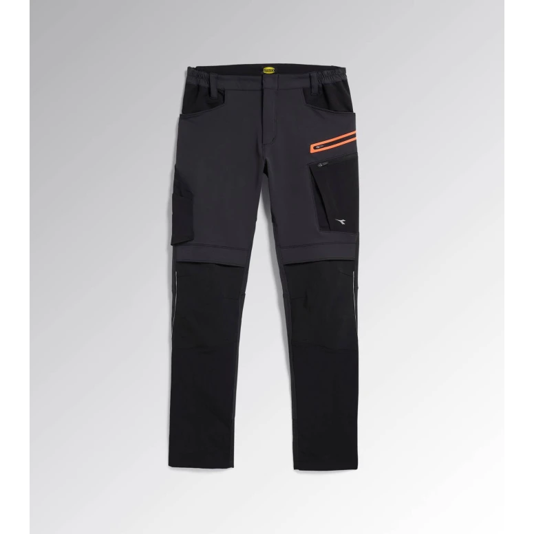 Liquidación total - Pantalón de trabajo Stretch Multibolsillos Diadora Hybrid Performance 702.179838 Talla M Color Azul Negro