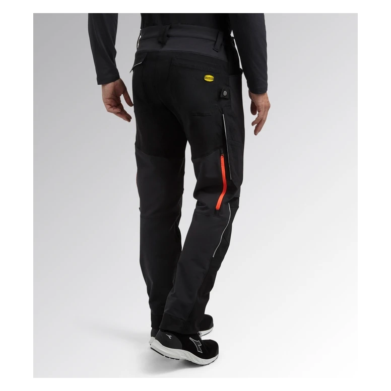 Liquidación total - Pantalón de trabajo Stretch Multibolsillos Diadora Hybrid Performance 702.179838 Talla M Color Azul Negro