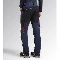 Liquidación total - Pantalón de trabajo Stretch Multibolsillos Diadora Hybrid Performance 702.179838 Talla M Color Azul Negro