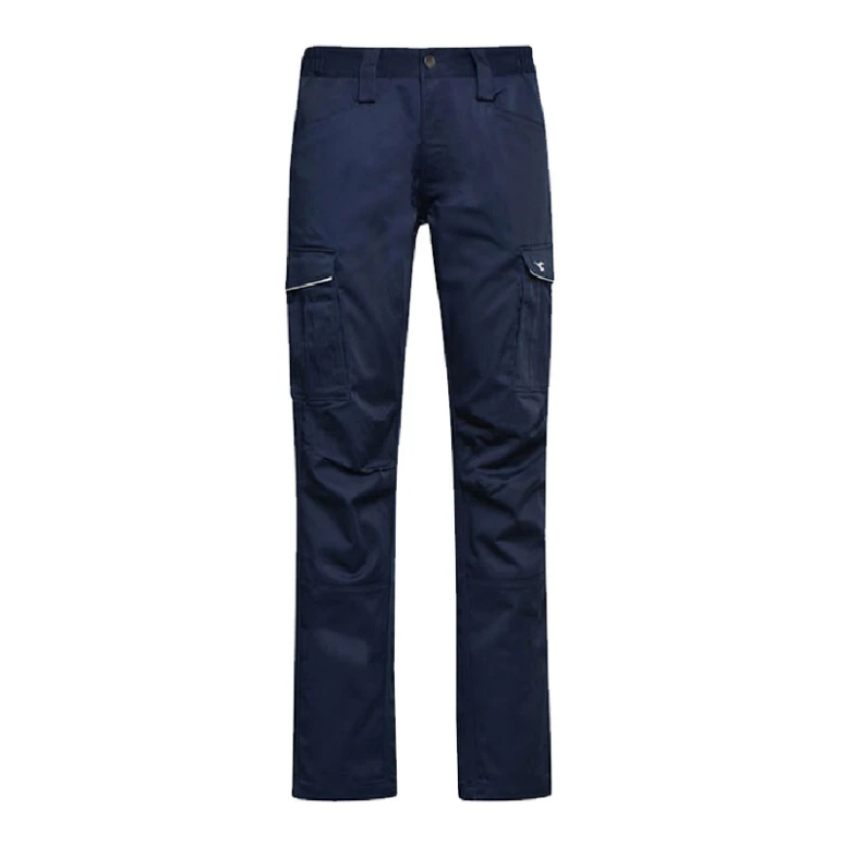 Liquidación total - Pantalón de trabajo Diadora Staff Stretch Cargo 702.177649 azul marino Talla L