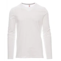 Liquidación total - T-shirt Cuello redondo a Manga larga de Algodón Pineta - Payper AY 7500 gris humo Talla M