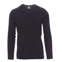 Liquidación total - T-shirt Cuello redondo a Manga larga de Algodón Pineta - Payper AY 7500 gris humo Talla M