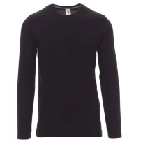 Liquidación total - T-shirt Cuello redondo a Manga larga de Algodón Pineta - Payper AY 7500 gris humo Talla M