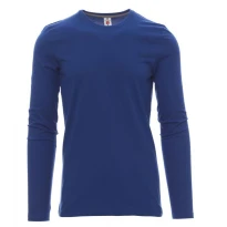 Liquidación total - T-shirt Cuello redondo a Manga larga de Algodón Pineta - Payper AY 7500 gris humo Talla M