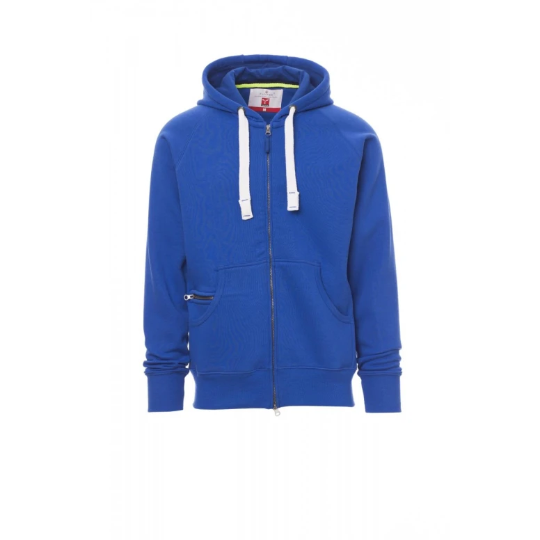 Liquidación total - Sudadera de trabajo cremallera larga con capucha Payper Dallas+ AY 7535 Talla L Color Azul Royal