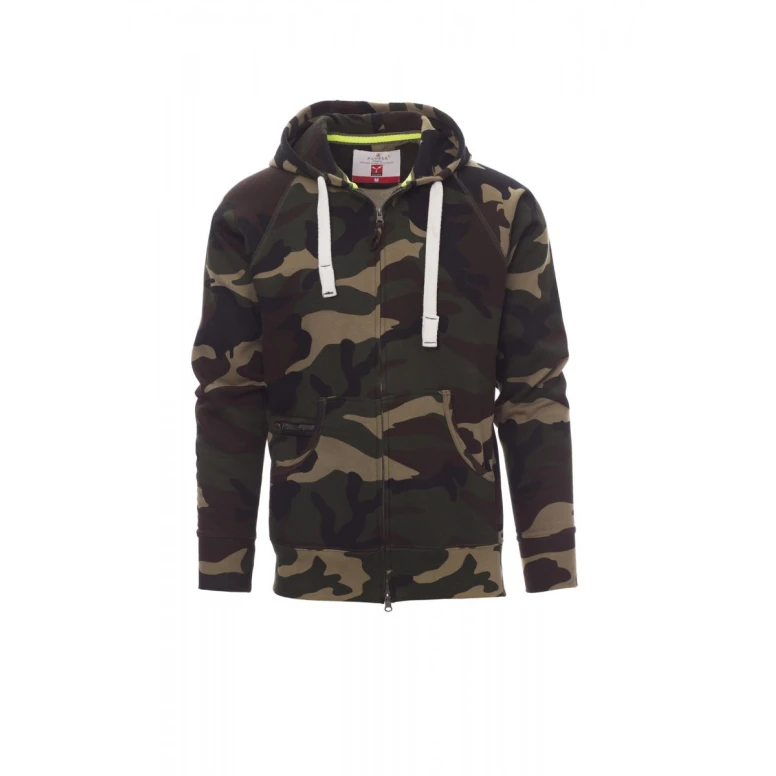 Liquidación total - Sudadera de trabajo cremallera larga con capucha Payper Dallas+ AY 7535 Talla L Color Azul Royal