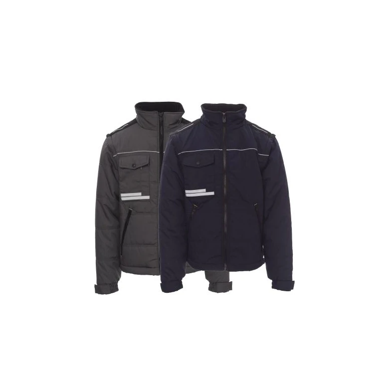 Liquidación total - Chaquetón de trabajo con Mangas Desmontables y Espalda Perfilada Warm 2.0 - Payper AY 7248 gris Talla 4XL