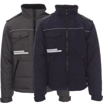 Liquidación total - Chaquetón de trabajo con Mangas Desmontables y Espalda Perfilada Warm 2.0 - Payper AY 7248 gris Talla 4XL