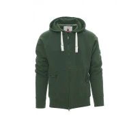 Liquidación total - Sudadera de trabajo cremallera larga con capucha Payper Dallas+ AY 7535 Talla L Color Humo