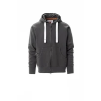 Liquidación total - Sudadera de trabajo cremallera larga con capucha Payper Dallas+ AY 7535 Talla L Color Humo