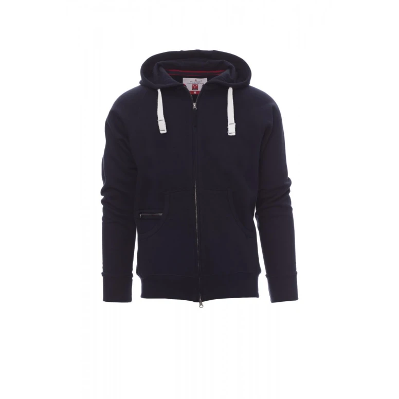 Liquidación total - Sudadera de trabajo cremallera larga con capucha Payper Dallas+ AY 7535 Talla L Color Humo