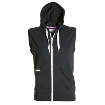 Liquidación total - Chaleco di Sudadera con capucha Boxer Mujer - Payper BOXER LADY Talla M Color Gris Jaspeado