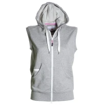 Liquidación total - Chaleco di Sudadera con capucha Boxer Mujer - Payper BOXER LADY Talla M Color Gris Jaspeado