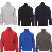 Liquidación total - Sudadera de Hombre con cinta de refuerzo en el cuello Houston - Payper AY 7542 negro Talla XS