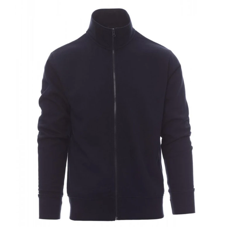 Liquidación total - Sudadera de Hombre con cinta de refuerzo en el cuello Houston - Payper AY 7542 negro Talla XS