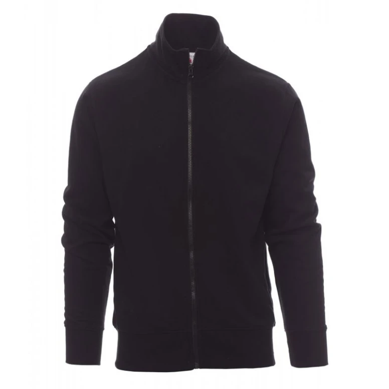 Liquidación total - Sudadera de Hombre con cinta de refuerzo en el cuello Houston - Payper AY 7542 negro Talla XS