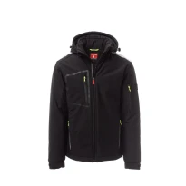 Liquidación total - Chaquetón de trabajo Softshell Stretch Multibolsillos Payper Stream Pad AY 7256 Talla 5XL negro/negro 2