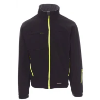 Liquidación total - Chaqueta Softshell Multibolsillos Ergonomica Bicolor Storm - Payper AY 7237 Talla L gris/negro 2