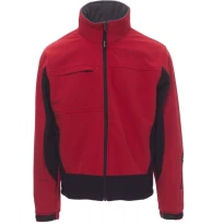 Liquidación total - Chaqueta Softshell Multibolsillos Ergonomica Bicolor Storm - Payper AY 7237 Talla L gris/negro