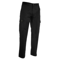 Liquidación total - Pantalón de trabajo Multibolsillos 100% algodón Twill Forest Winter- Payper AY 7324 color negro Talla M