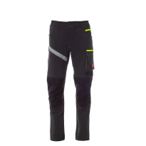 Liquidación total - Pantalón Unisex de trabajo Multibolsillos Stretch Payper Next 4W Summer AY 7317 azul marino/negro número 46