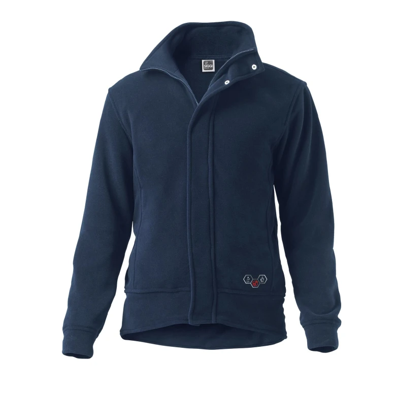 Liquidación total - Sudadera de trabajo Siggi con Cremallera Multipro azul Talla XL