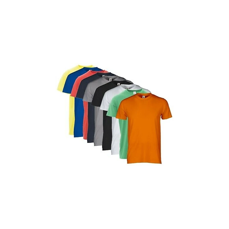 Liquidación total - T-shirt Sunrise Mujer Cuello redondo a Manga corta de Algodón - Payper SUNRISE LADY Talla XS Color Celeste