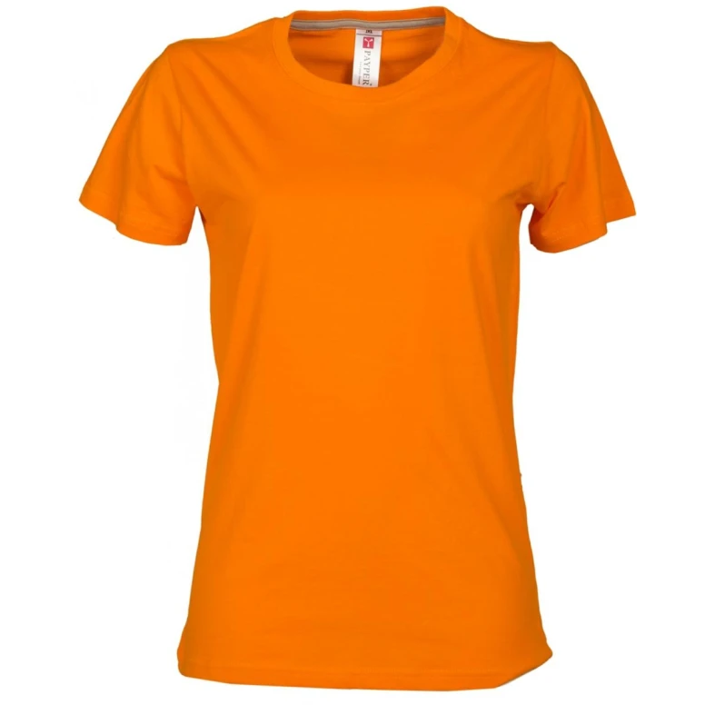 Liquidación total - T-shirt Sunrise Mujer Cuello redondo a Manga corta de Algodón - Payper SUNRISE LADY Talla XS Color Celeste