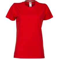 Liquidación total - T-shirt Sunrise Mujer Cuello redondo a Manga corta de Algodón - Payper SUNRISE LADY Talla XS Color Celeste