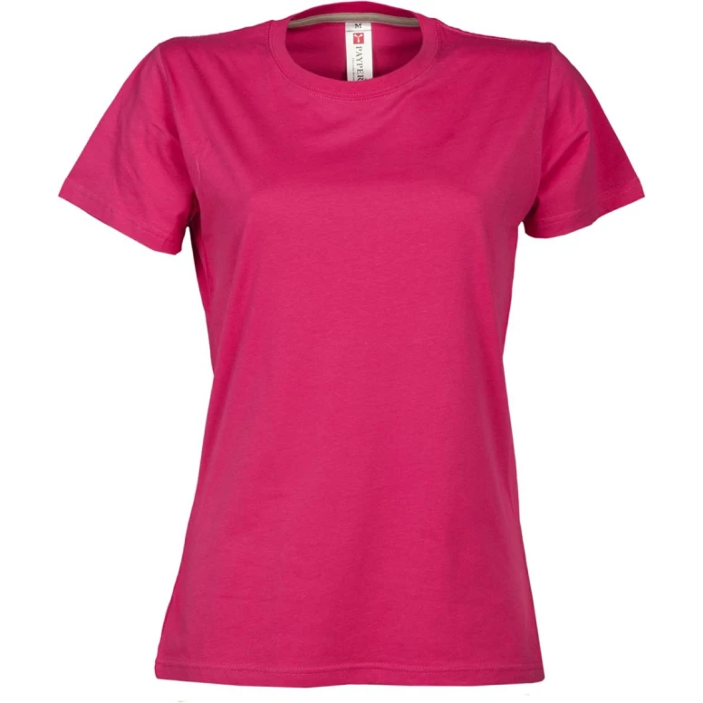 Liquidación total - T-shirt Sunrise Mujer Cuello redondo a Manga corta de Algodón - Payper SUNRISE LADY Talla XS Color Celeste