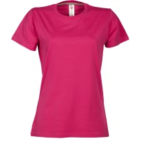 Liquidación total - T-shirt Sunrise Mujer Cuello redondo a Manga corta de Algodón - Payper SUNRISE LADY Talla XS Color Celeste