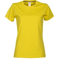 Liquidación total - T-shirt Sunrise Mujer Cuello redondo a Manga corta de Algodón - Payper SUNRISE LADY Talla XS Color Celeste
