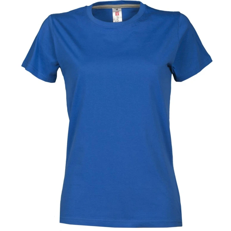 Liquidación total - T-shirt Sunrise Mujer Cuello redondo a Manga corta de Algodón - Payper SUNRISE LADY Talla XS Color Celeste