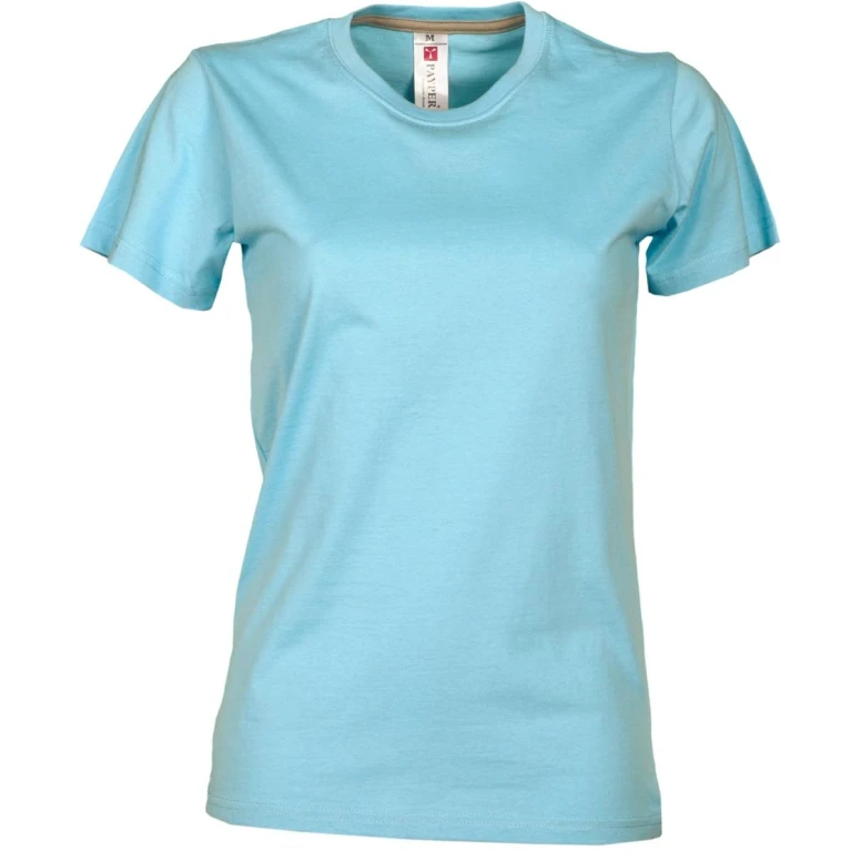 Liquidación total - T-shirt Sunrise Mujer Cuello redondo a Manga corta de Algodón - Payper SUNRISE LADY Talla XS Color Royal