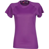 Liquidación total - T-shirt Runner Mujer Tecnica deportiva con Manga Raglan - Payper RUNNER LADY Talla L Color Negro