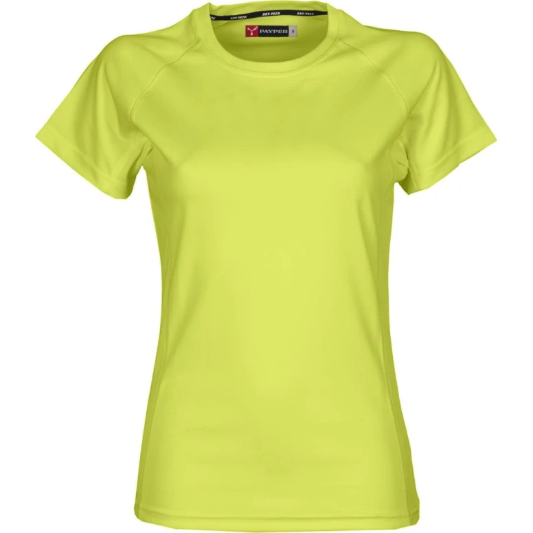 Liquidación total - T-shirt Runner Mujer Tecnica deportiva con Manga Raglan - Payper RUNNER LADY Talla L Color Negro