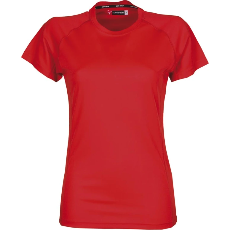 Liquidación total - T-shirt Runner Mujer Tecnica deportiva con Manga Raglan - Payper RUNNER LADY Talla L Color Gris