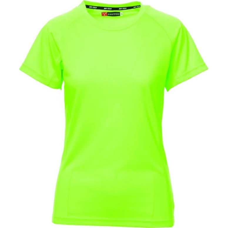 Liquidación total - T-shirt Runner Mujer Tecnica deportiva con Manga Raglan - Payper RUNNER LADY Talla L Color Gris