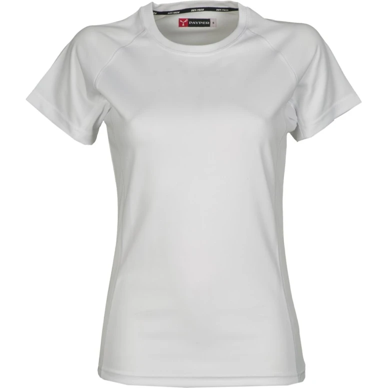 Liquidación total - T-shirt Runner Mujer Tecnica deportiva con Manga Raglan - Payper RUNNER LADY Talla L Color Gris