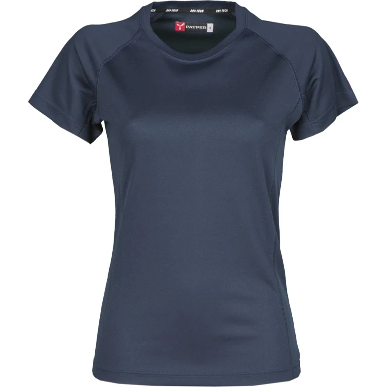 Liquidación total - T-shirt Runner Mujer Tecnica deportiva con Manga Raglan - Payper RUNNER LADY Talla L Color Gris