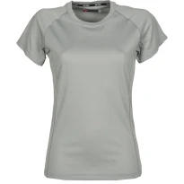 Liquidación total - T-shirt Runner Mujer Tecnica deportiva con Manga Raglan - Payper RUNNER LADY Talla L Color Gris